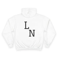 Sweatshirt Hoodie white back VIEW