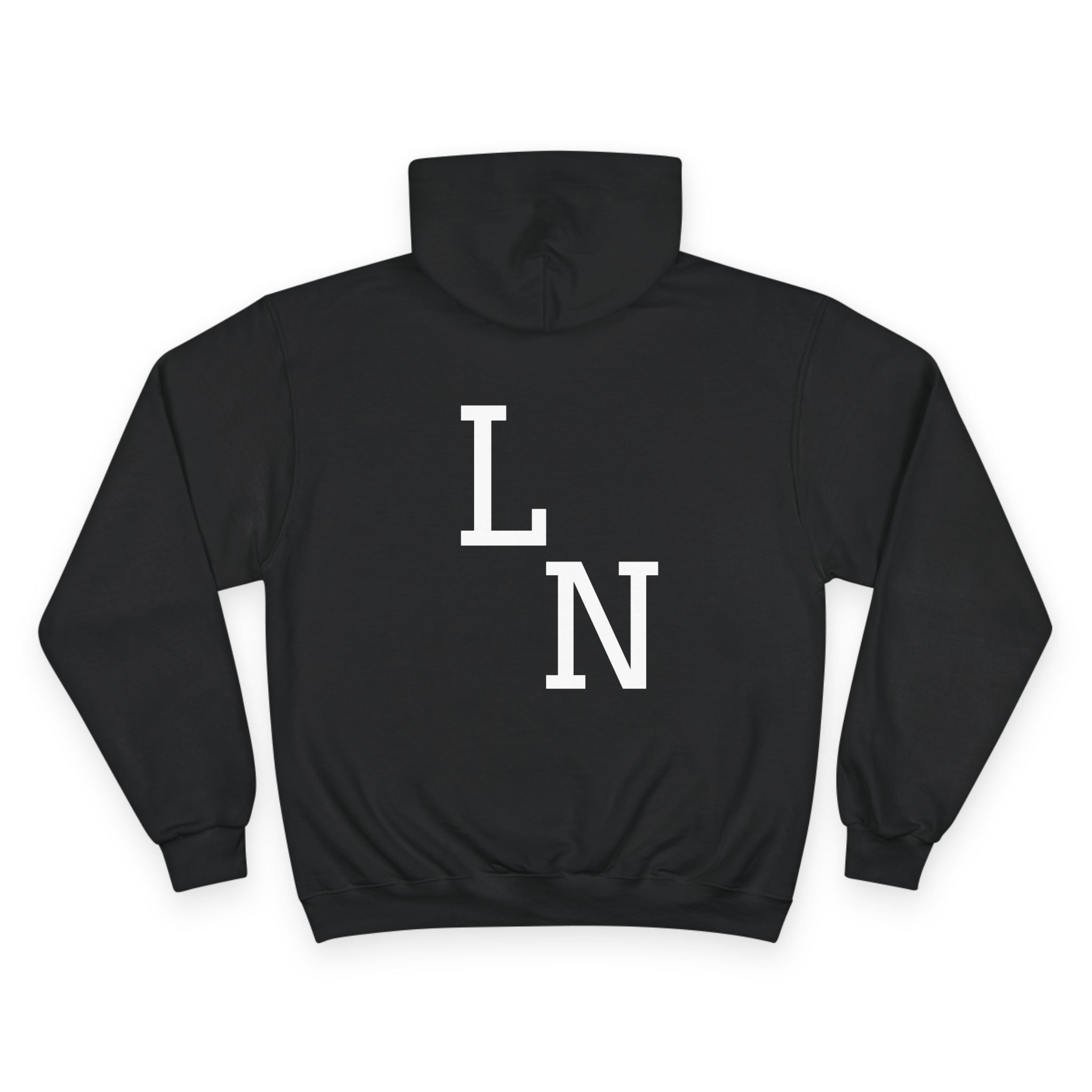 Sweatshirt Hoodie black back VIEW