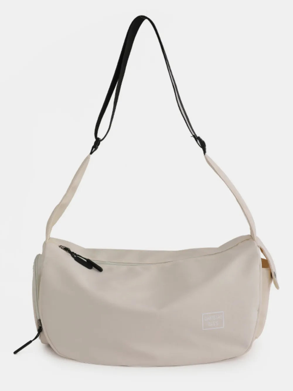 Oxford Cloth Large Crossbody Bag front view