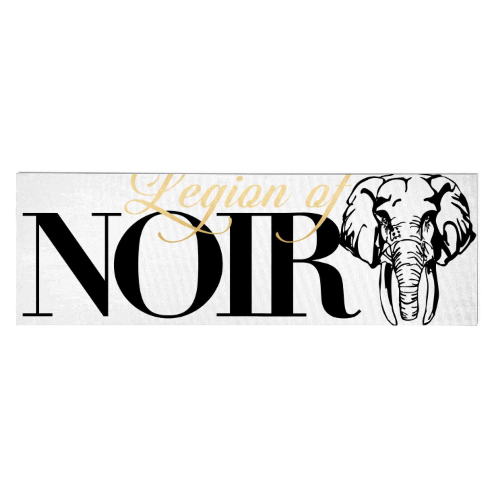 Legion of Noir Logo Yoga Mat