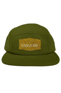 5 Panel Hat Cheetah Style