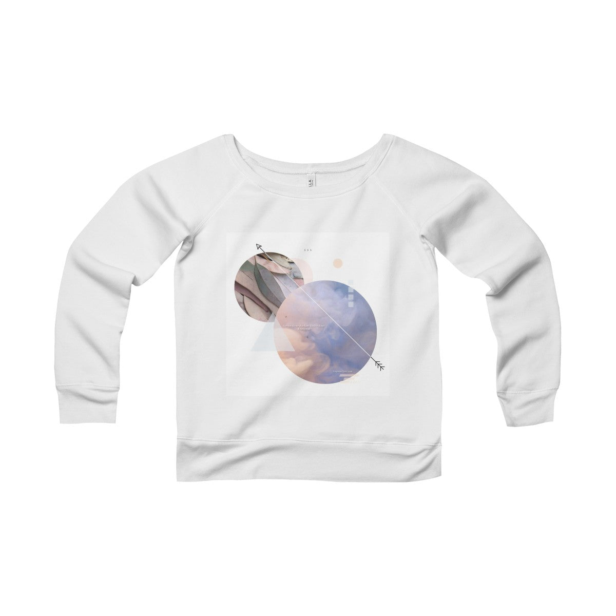 Women's Sponge Fleece Wide Neck Sweatshirt