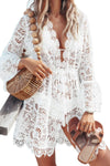 Lace Cover-Up Dress front view model