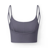 Legion of Noir Luxe Crop Bra — Women's Strappy Athletic Bra