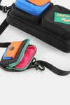 Removable Strap Crossbody Bag with EarPods Bag orange front view close up