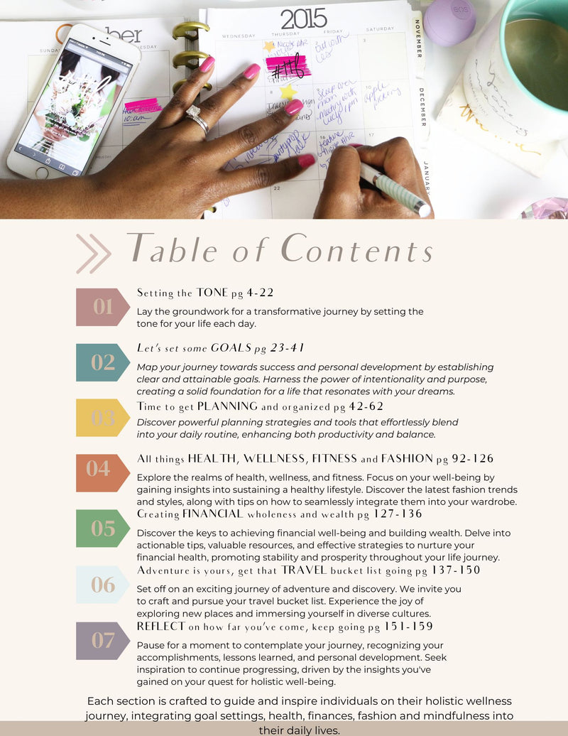 Live Intentionally: The 2025 Planner Workbook
