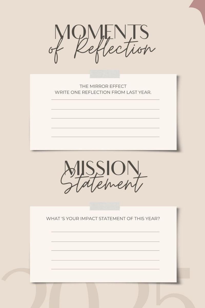 Live Intentionally: The 2025 Planner Workbook
