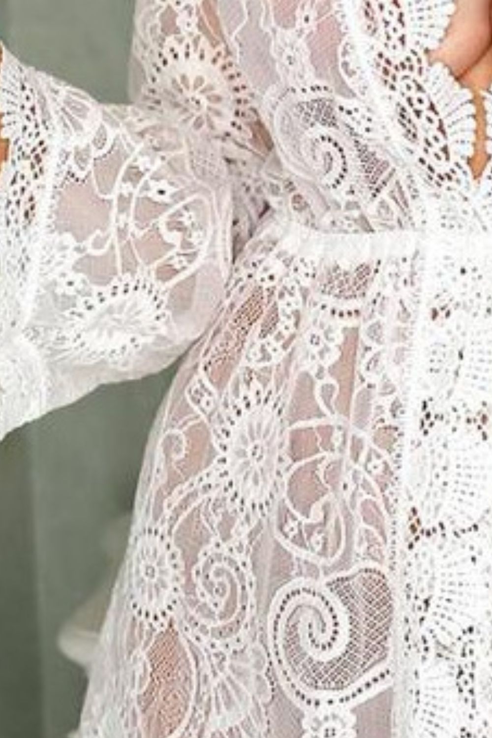 Lace Cover-Up Dress lace view
