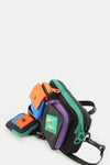 Removable Strap Crossbody Bag with EarPods Bag orange front side view