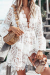 Lace Cover-Up Dress front view