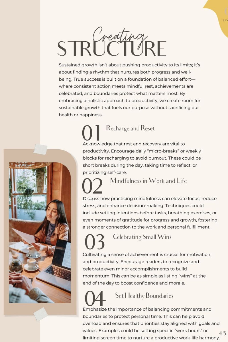 Live Intentionally: The 2025 Planner Workbook