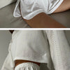 Eyelet Top and Shorts Set