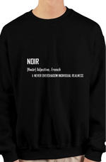 Noir heavy crewneck sweatshirt Africa