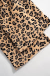 Leopard Wide Leg Pants fabric view