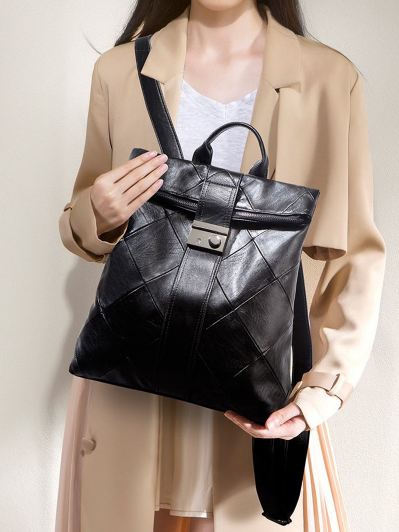 Quilted Leather Backpack – LEGION OF NOIR Quilted Leather Backpack – LEGION OF NOIR