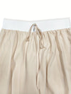 Lightweight Short Sleeve Top and Tied Pants Set tie closure