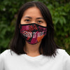 Noir Animal Print Fitted Polyester Face Mask