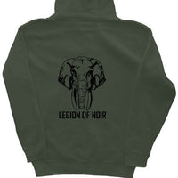 Army zip hoodie