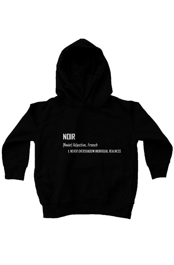Kids Fleece Pullover Hoodie Noir