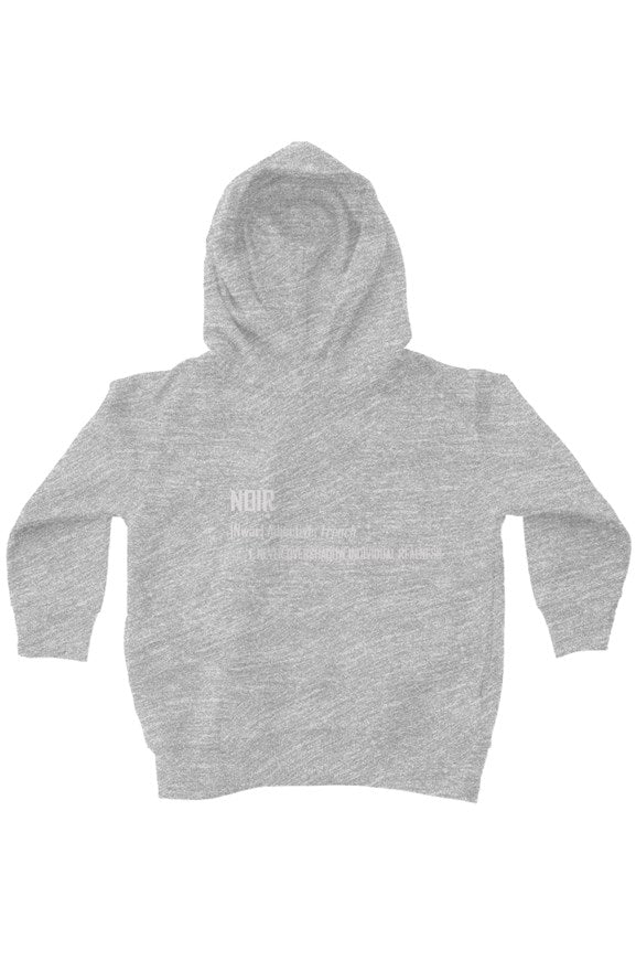 Kids Fleece Pullover Hoodie Noir