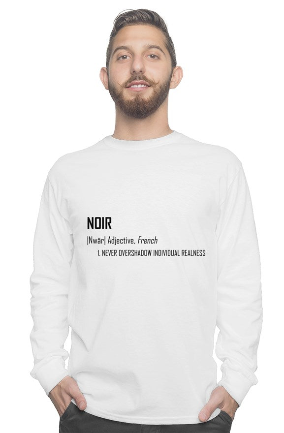 Noir long sleeve tee
