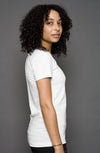 White T-Shirt With Pocket