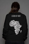 Noir heavy crewneck sweatshirt Africa