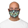 Noir Alpha Fitted Polyester Face Mask