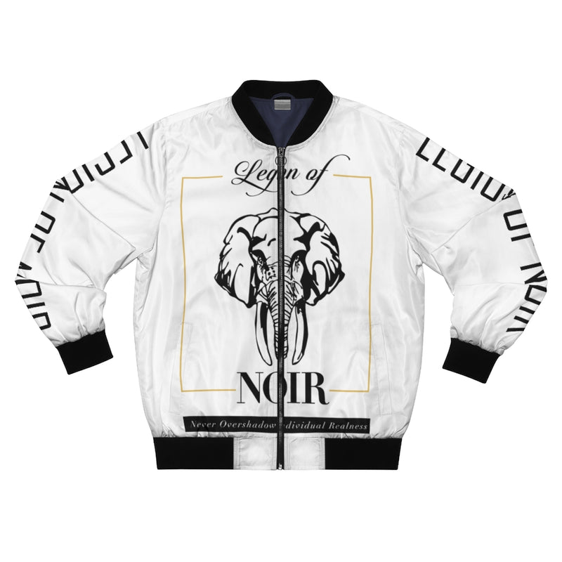 Noir All Over Me Bomber Jacket