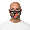 Noir Print Fitted Polyester Face Mask