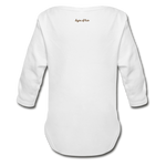 Organic Long Sleeve Baby Bodysuit - white
