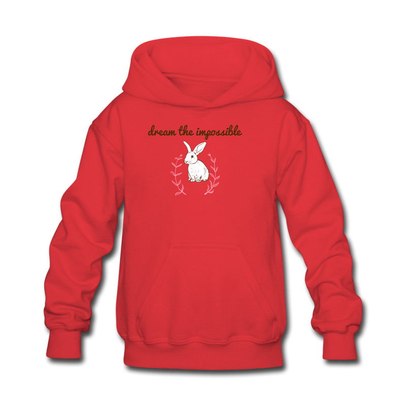 Kids' pull over Hoodie - red